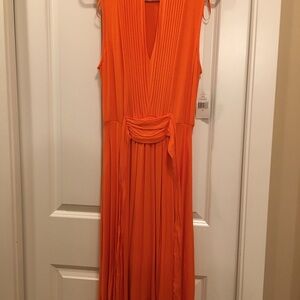 Orange summer dress